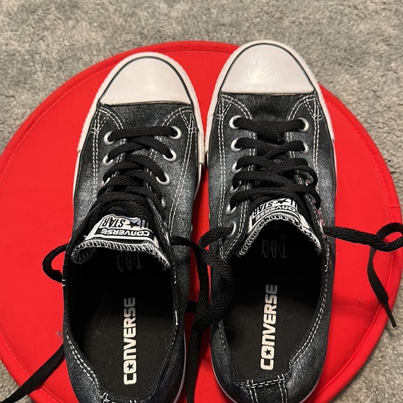 Convese All Star black acid wash sneakers - Picture 7 of 7